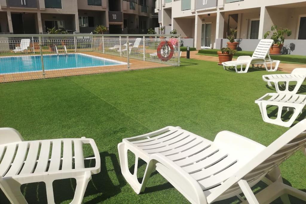Blue Ocean Corralejo: Sunny Terrace, Pool, Wifi公寓 外观 照片